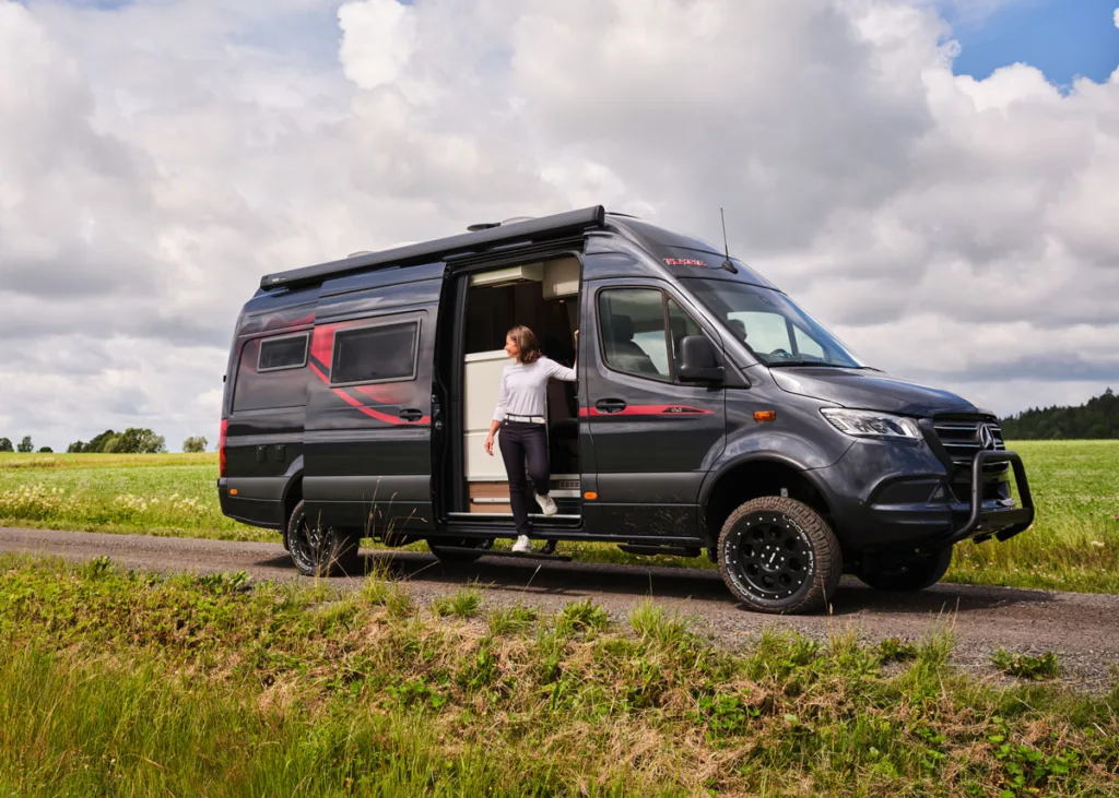 Adria campervan.